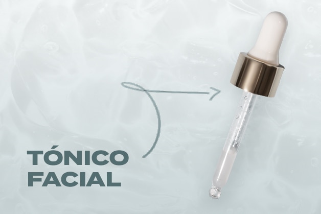 Gotero de tónico facial semi lleno