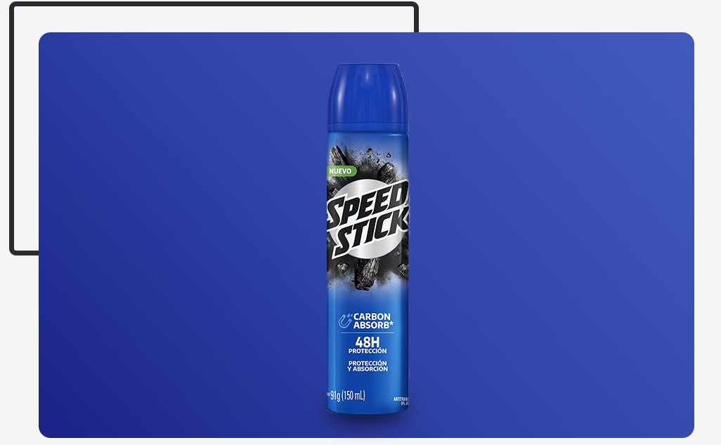 Presentaciones desodorante Speed Stick Carbon Absorb