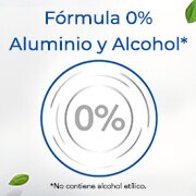 Fórmula 0% aluminio y alcohol Fórmula 0% aluminio y alcohol