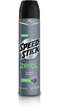 Desodorante para hombre con sudor fuerte Speed Stick Zero Carbón