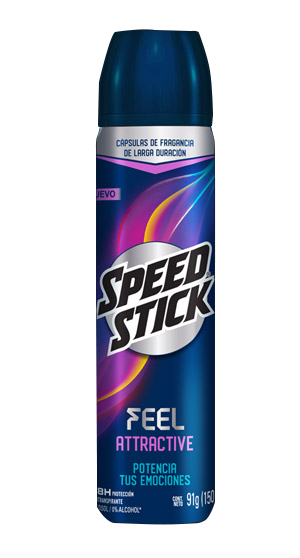 Speed stick feel attractive spray