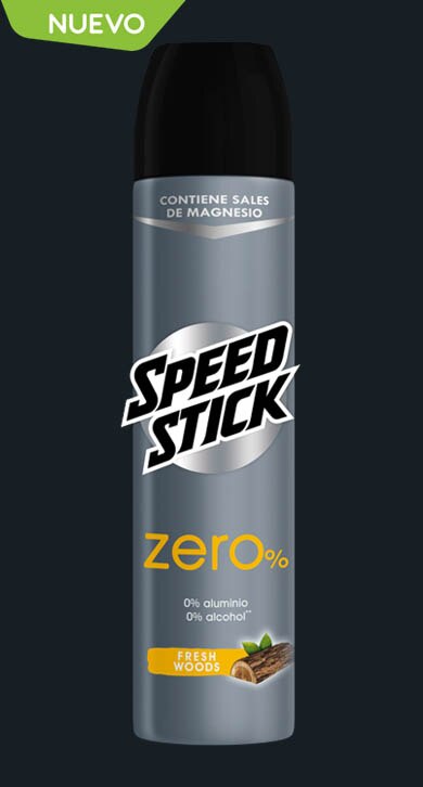 Speed Stick Zero Spray Madera