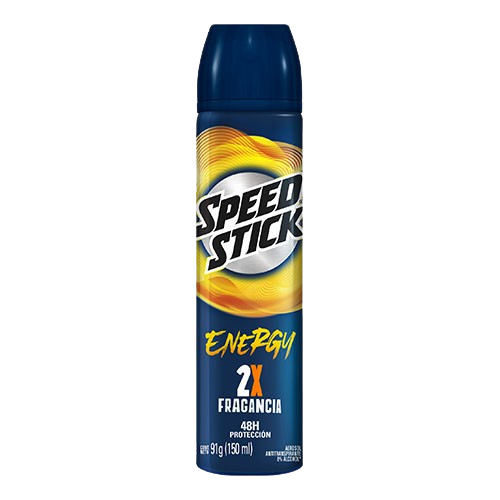 Speed stick energy spray