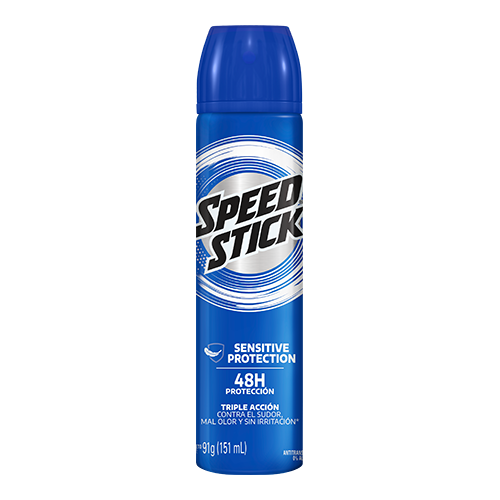 Speed stick sensitive spray
